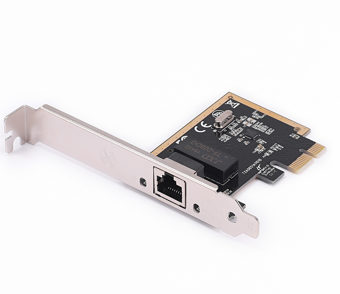 pcie千兆网卡台式机有线以太网电脑独立网卡自适应