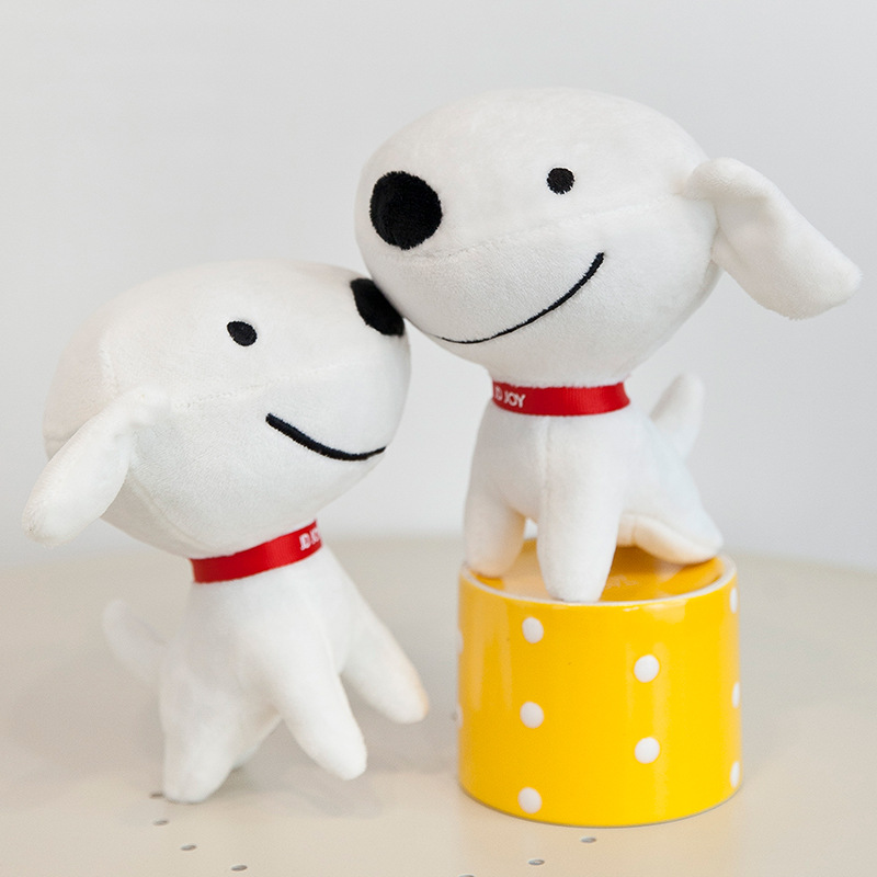 厂家直供京东狗公仔joy毛绒玩具批发订制供货年会活动赠品批发