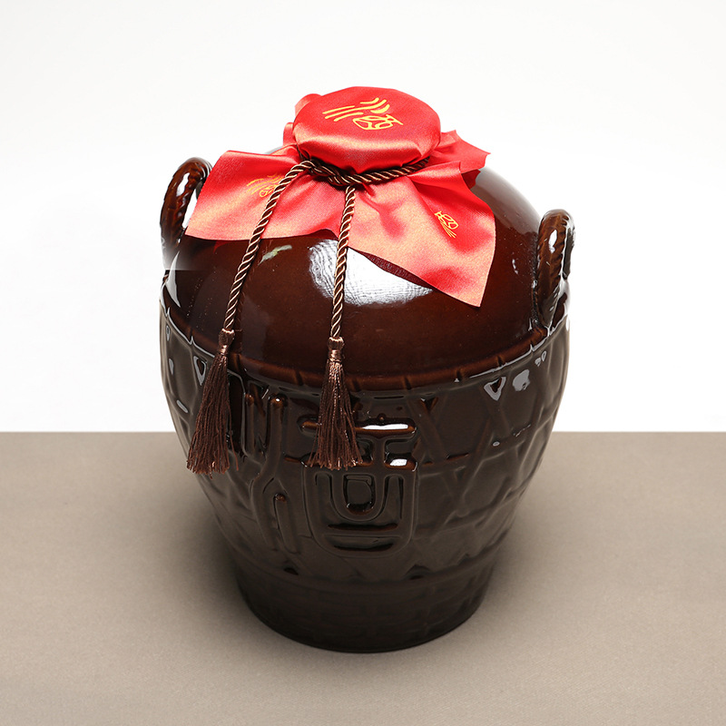 十斤装白酒黄酒果酒散酒陶瓷空酒瓶土陶酒坛子密封窖藏酒具泡酒罐