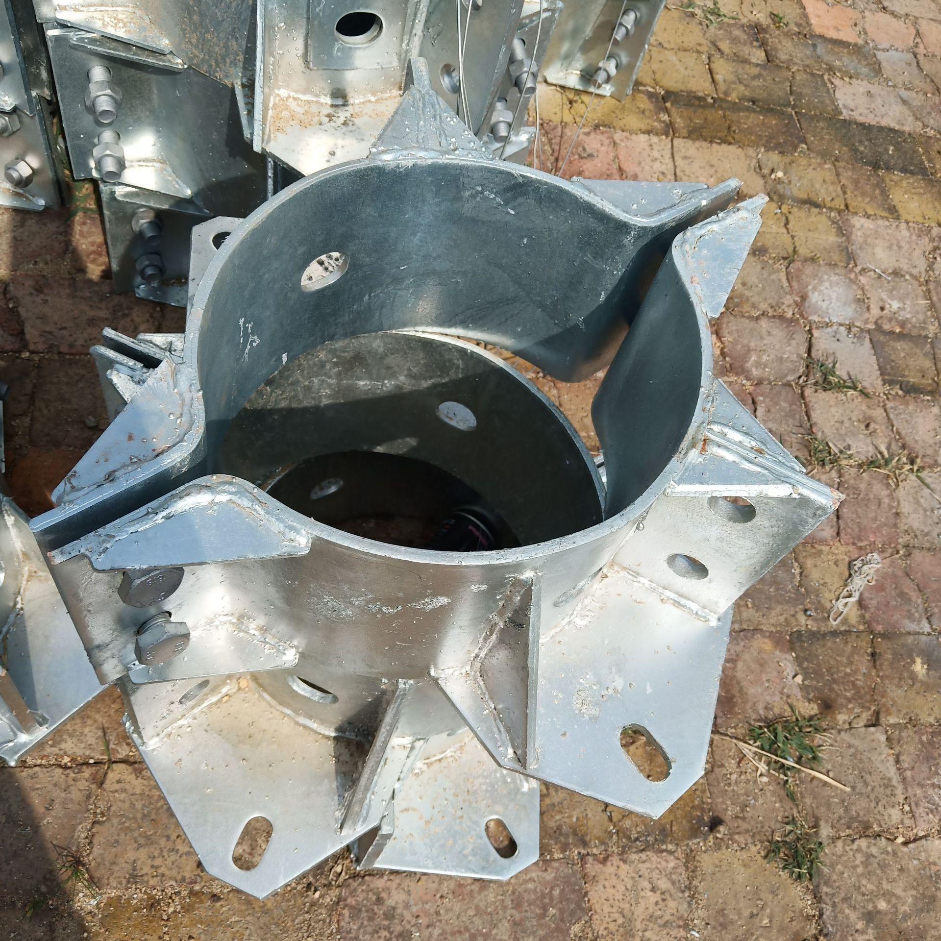 35千伏抱箍系列 扁铁抱箍卡箍 电线杆用抱箍 热镀锌抱箍 质量可靠