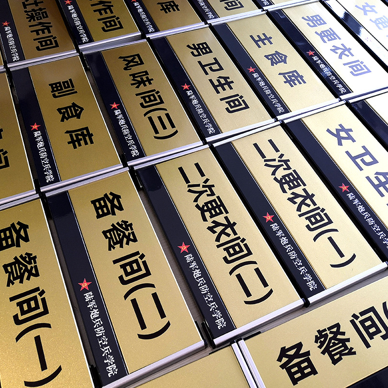 铝质科室牌制作亚克力定制门牌标识牌科室牌标牌板定做亚克力uv