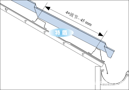 琉璃瓦的安装示意