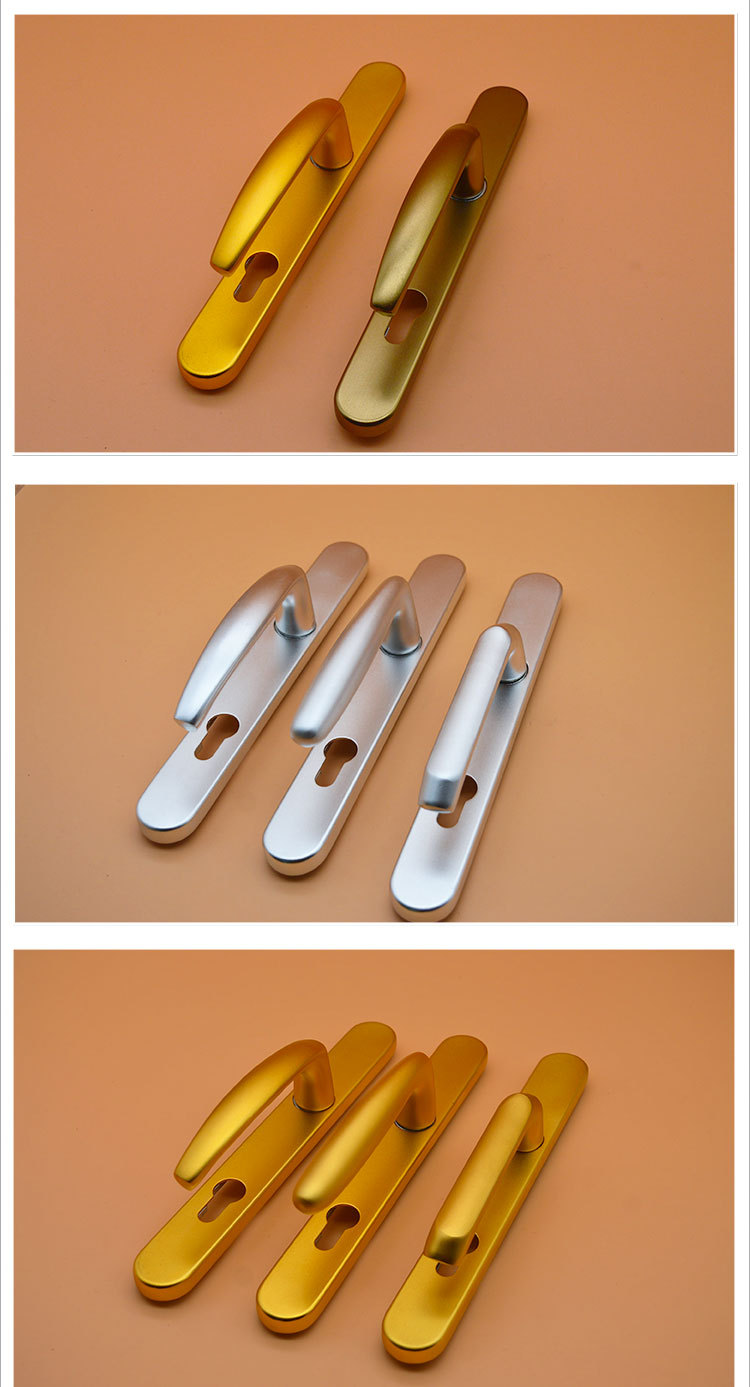 厂家直销断桥铝合金门窗五金平开门执手门把手批发供应大量现货