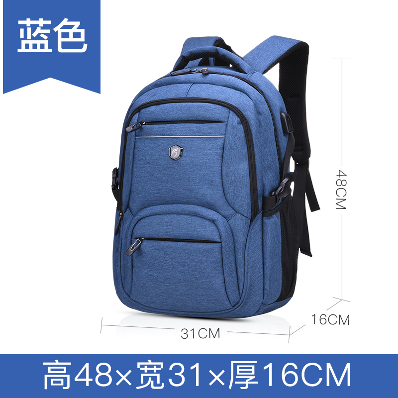 New Computer Backpack Multi-Functional High Density Oxford Cloth Computer Bag Men's Large Capacity Computer Bag