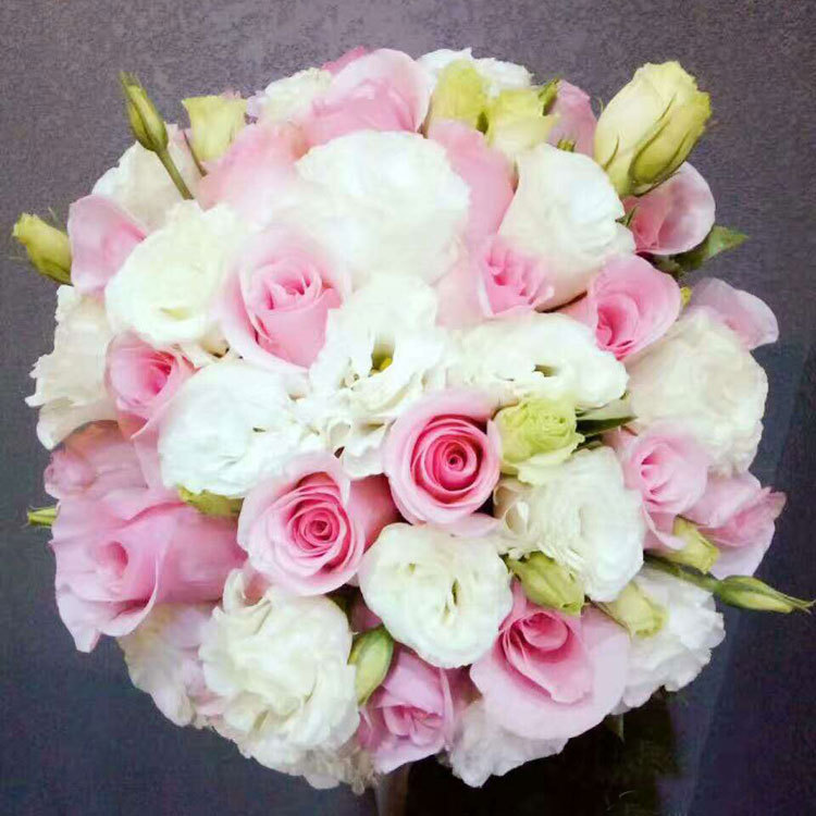 手捧花托底座花托手捧花泥托纱托边带泥花托新娘手捧花底座半圆