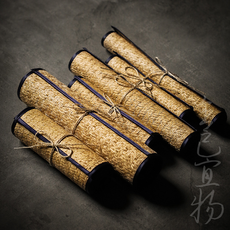 暮苍斋 台湾草编茶席日式桌旗功夫茶具茶道配件防水干泡茶席