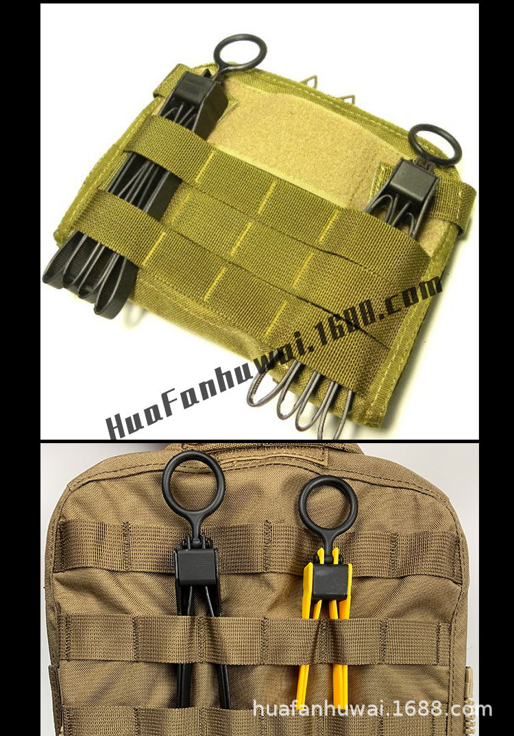 海豹美式asp塑料拉环扎带尼龙手铐战术约束带出造型cos折叠cs装备