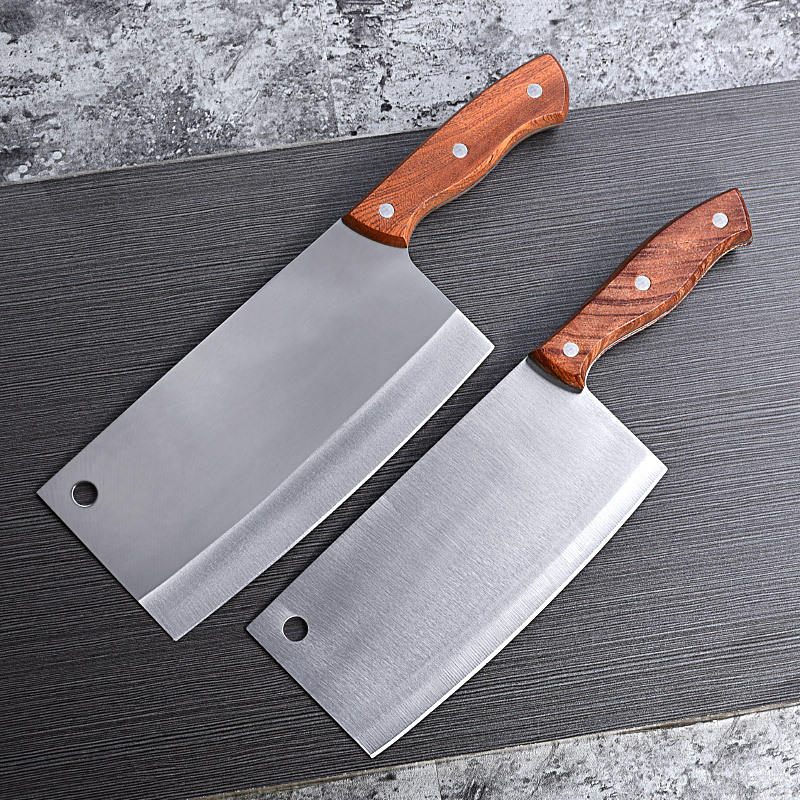 阳江吉星    不锈钢3cr13  木柄菜刀切片刀切肉刀鱼生刀厨房刀具