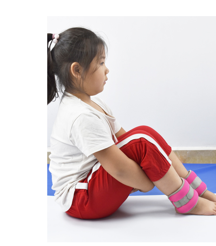 沙袋绑腿儿童舞蹈隐形脚沙包女绑手健身锻炼学生跑步运动腿部负重