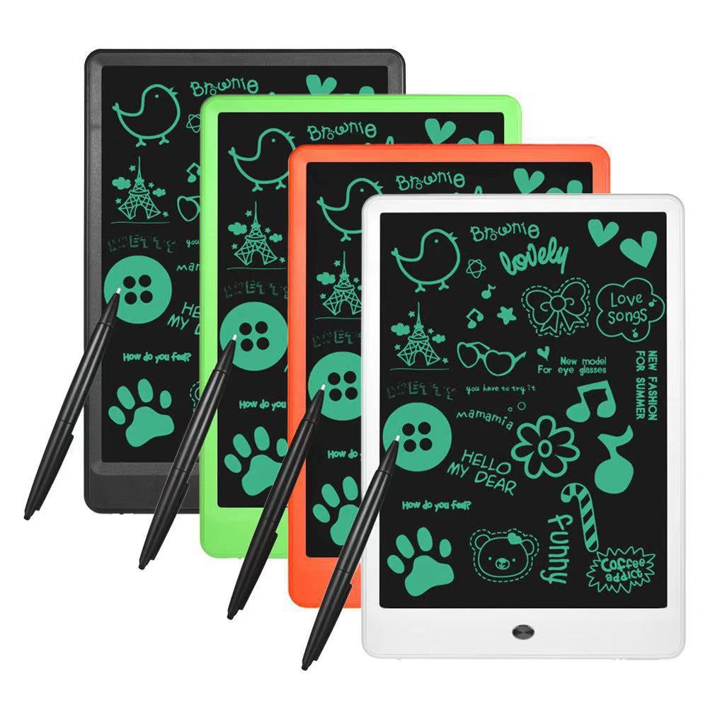 10寸唯酷高亮液晶手写板儿童学生涂鸦绘画光能电子写字板工厂直销