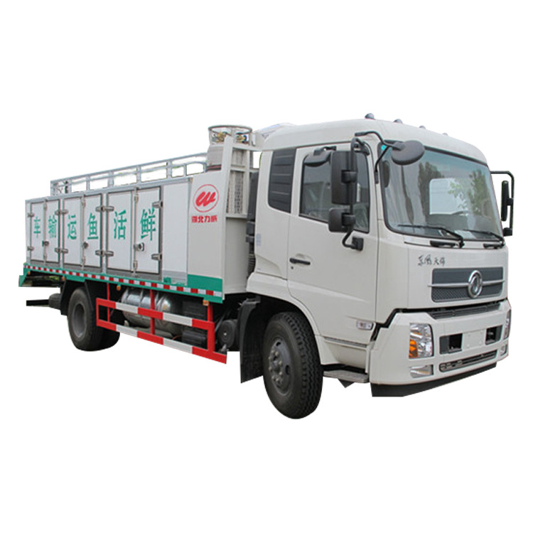 力威活鱼运输车-长途5-8吨运鱼车 鱼罐车改装厂家