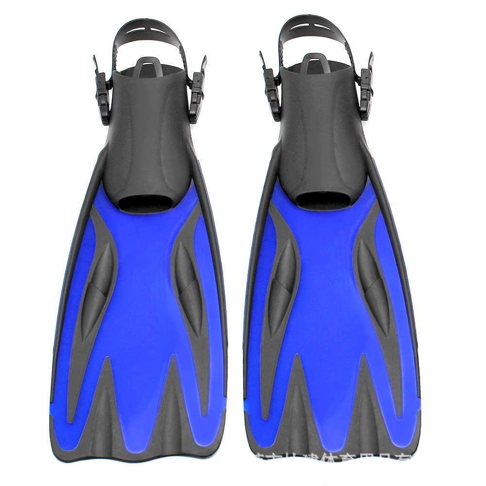 潜水长脚蹼 成人浮潜蛙鞋可调节长短款自由潜水训练用品