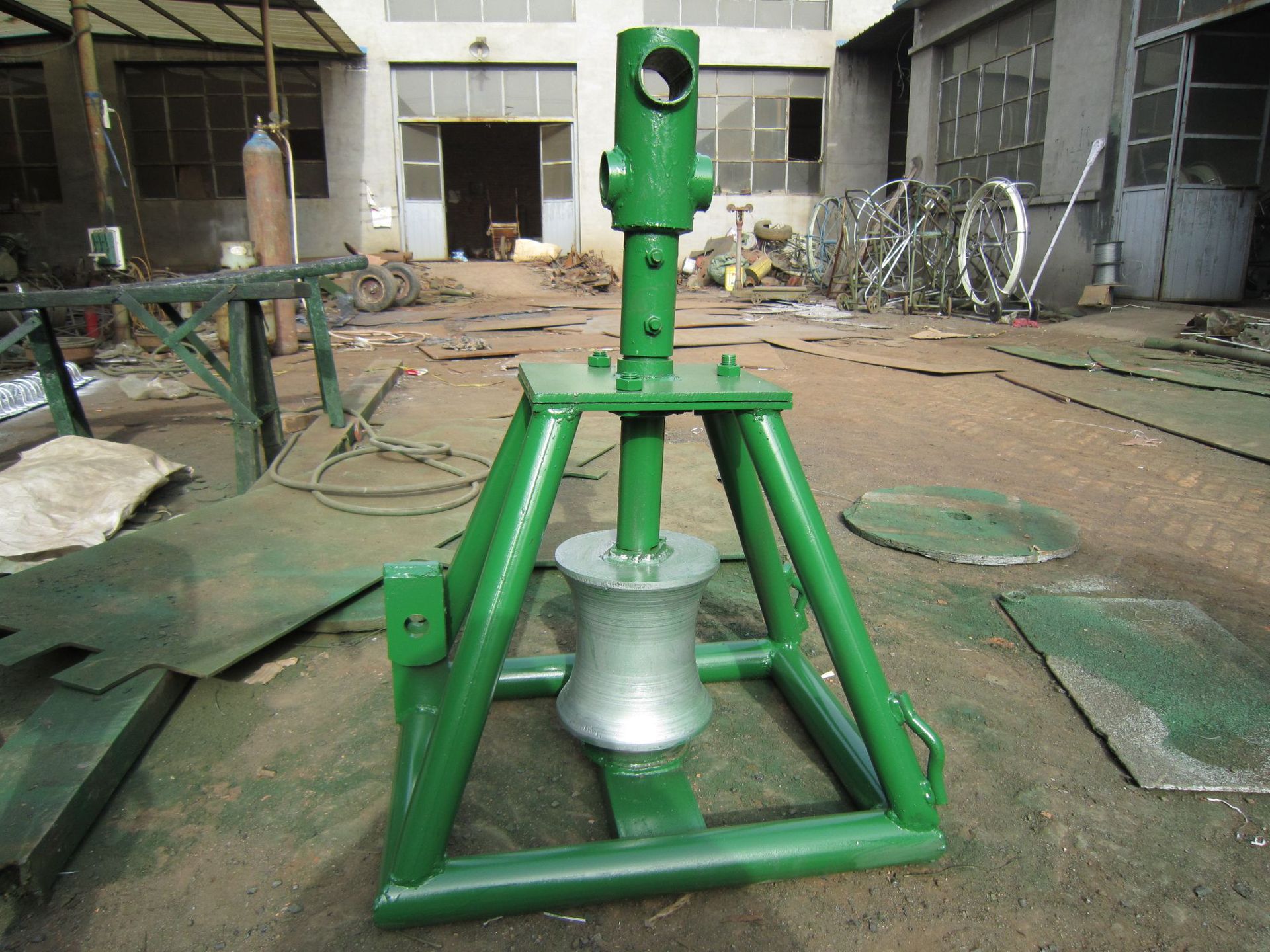 厂家现货人力绞磨带钢丝绳 stm-5t手推式绞磨机手扶绞磨