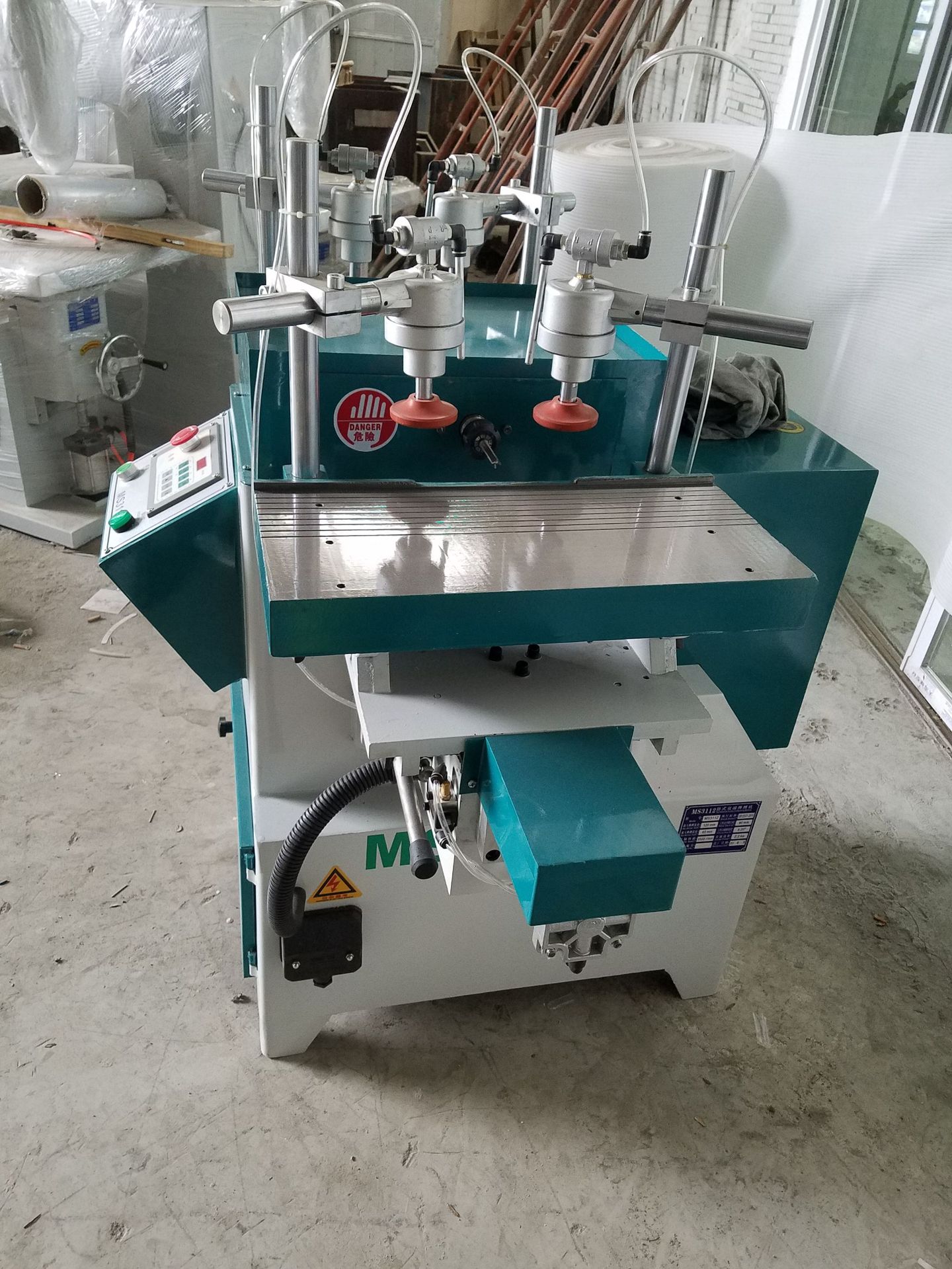 厂家直销马氏款木工设备卧式双端榫槽机数控出榫机ms3112双端榫