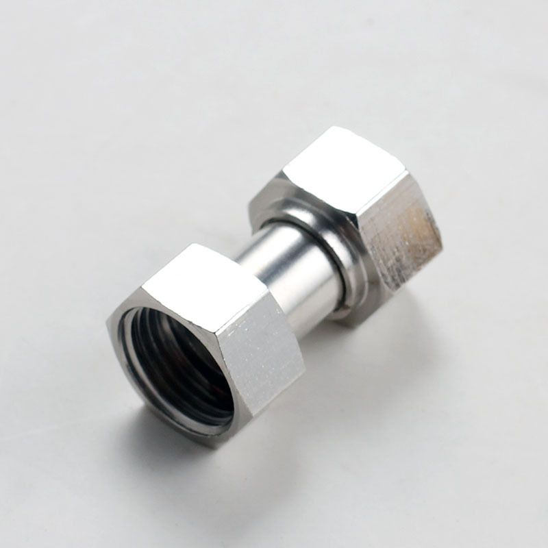 批发水暖五金配件卫浴dn15内丝接头铜管接头4分内丝活接