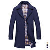 2019 Spring Youth man Windbreaker Large lapel Self cultivation Europe and America men's wear Thin section coat Solid Mid length version jacket 2019 Spring Youth man Windbreaker Large lapel Self cultivation Europe and America men's wear Thin section coat Solid Mid length version jacket