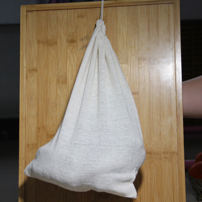 抽绳式泡茶过滤袋加工定制多种规格16*13cm棉质纱布袋