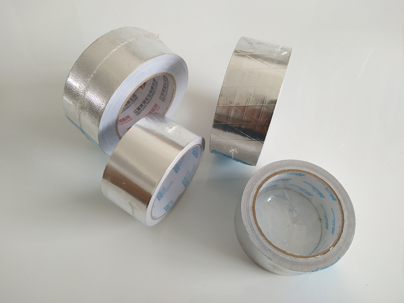 耐高温汇昌铝箔胶带 撕不坏粘性好夹筋铝箔 汇泉玻纤铝箔胶带