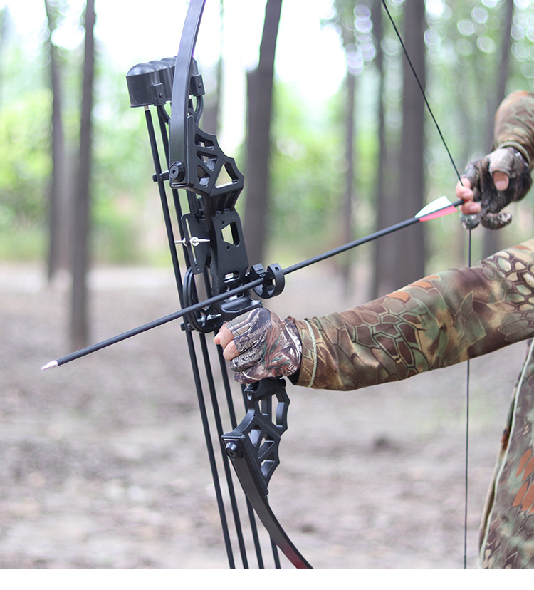 厂家直销 超耐用金属直拉弓景区专用射箭射击比赛运动弓箭直拉弓