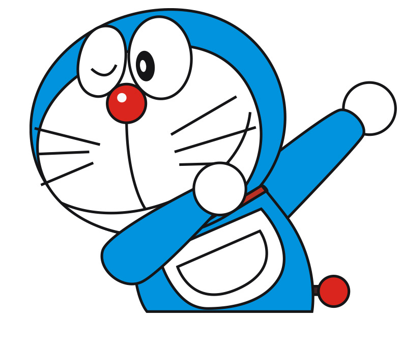 哆啦a梦汽车贴纸大号车身车门划痕swag机器叮当猫车贴卡通车贴纸