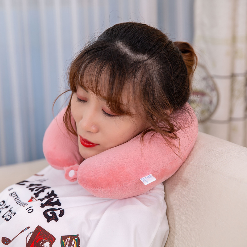 Ground Push Activity Plush Toy Doll U-Shape Pillow Office Siesta Pillow Driving Neck Protection Neck Pillow Gift Logo