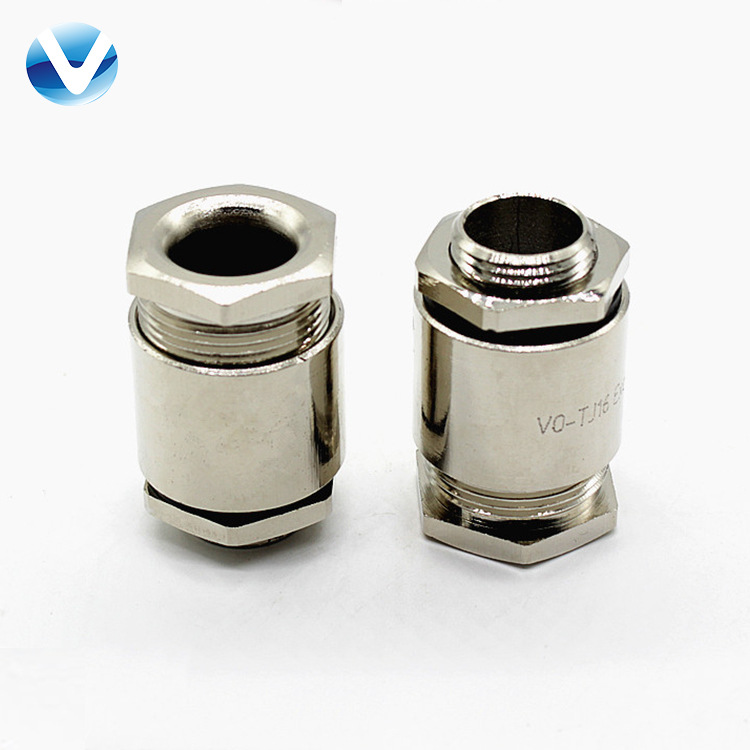 tj型金属船用填料函黄铜镀镍国标防爆填料函压紧式格兰头厂家直销