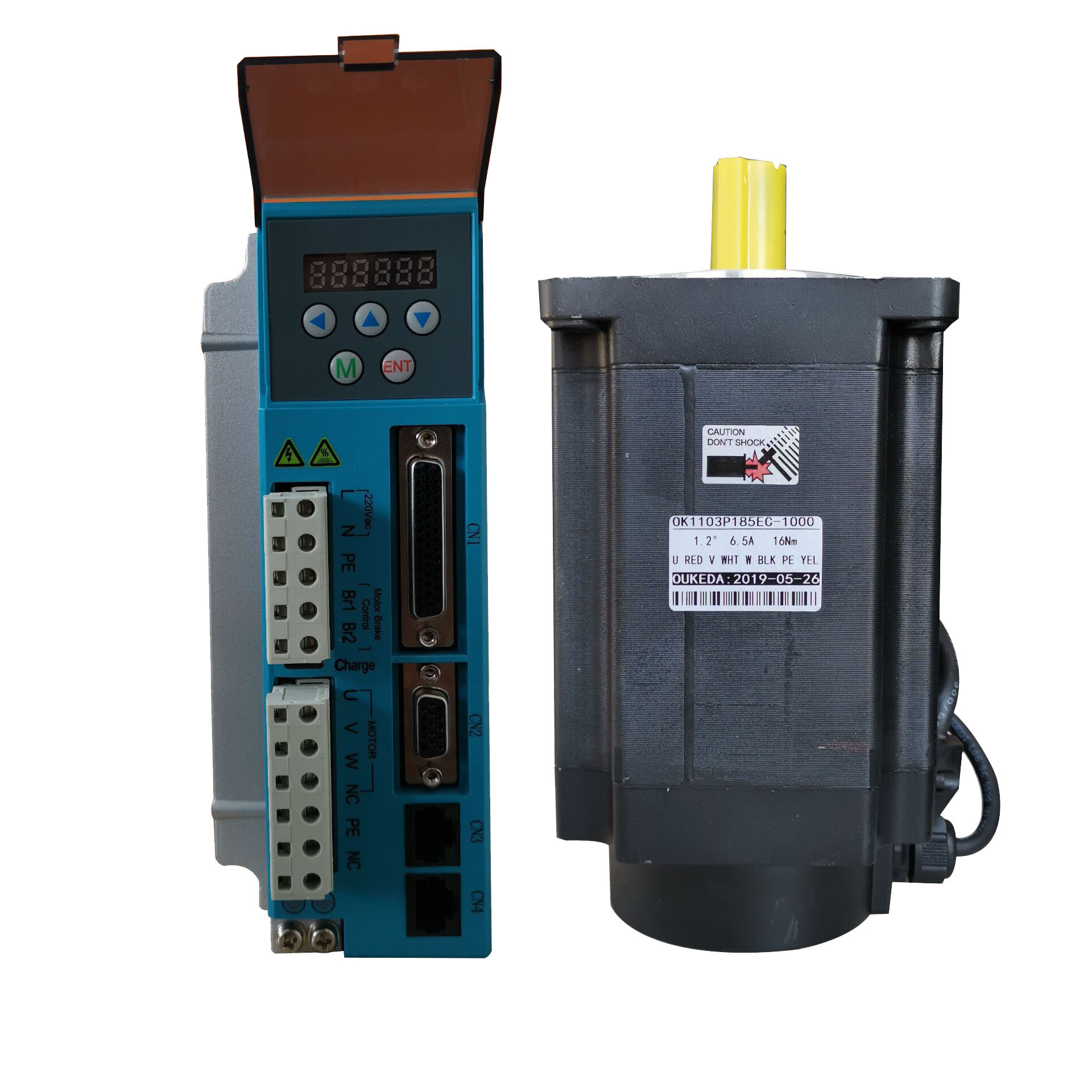 110闭环电机16nm 110三相高压闭环步进伺服电机驱动器套装16nm