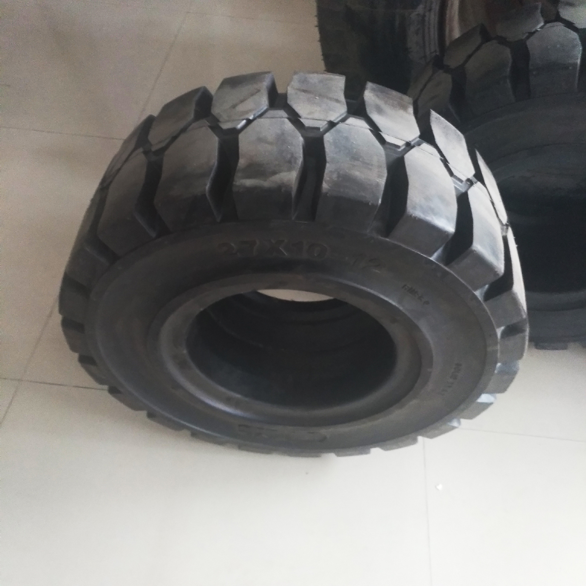 厂供27x1012林德叉车专用实心轮胎耐磨防滑叉车轮胎