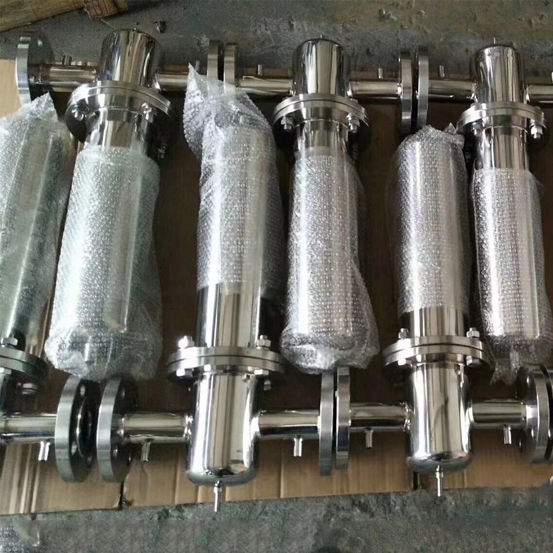 不锈钢气体除菌过滤器呼吸器蒸汽氮气压缩空气过滤器管道过滤器