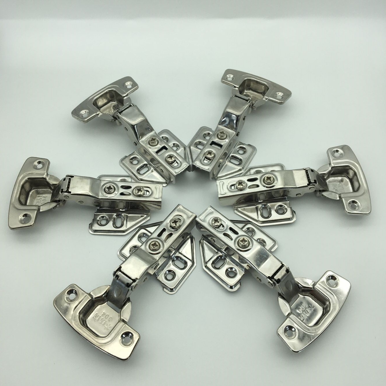 2不锈钢液压缓冲铰链合页 橱柜门 衣柜门 五金配件