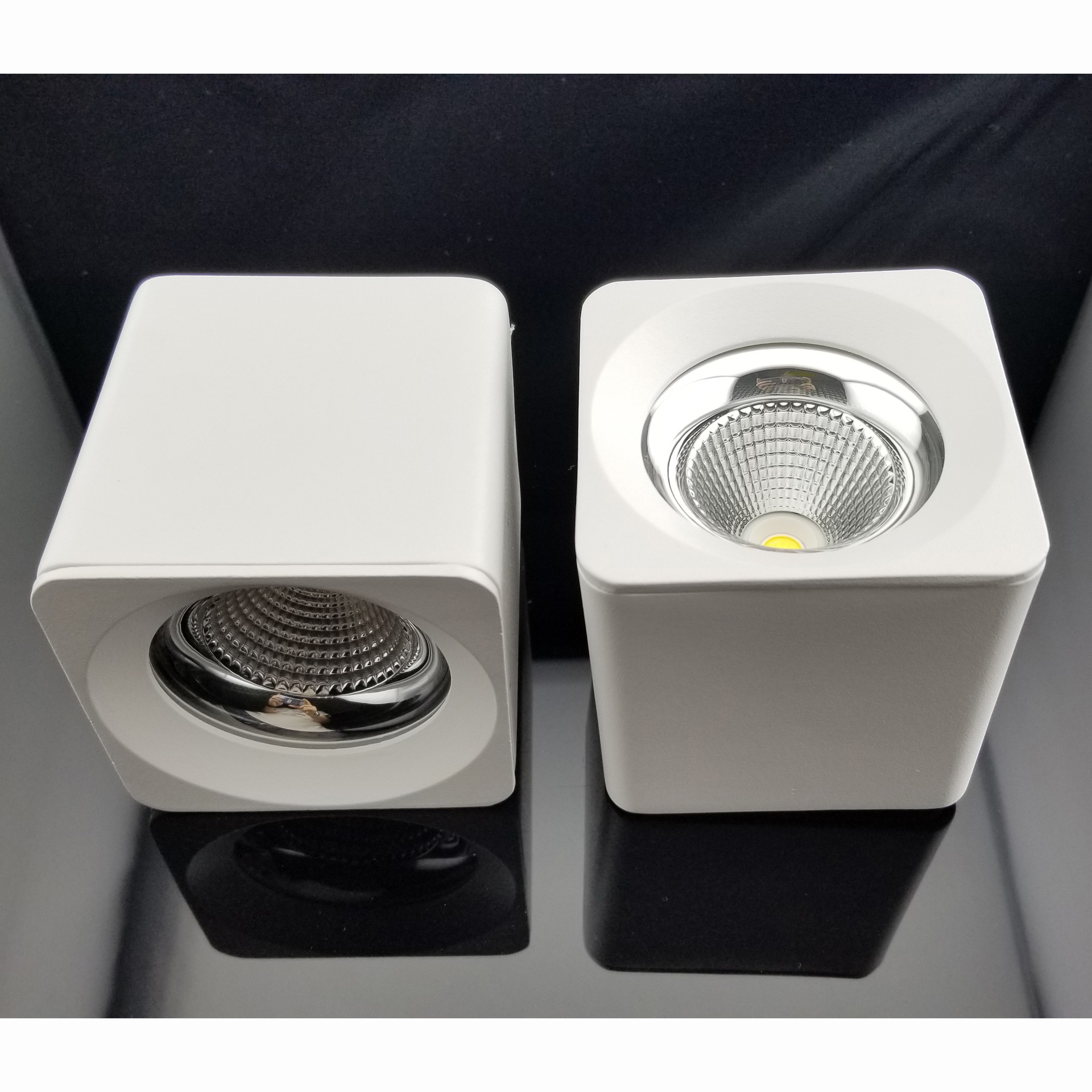 led明装筒灯方形筒灯3.5寸4寸5寸6寸8寸led方形20w防雾明装筒灯