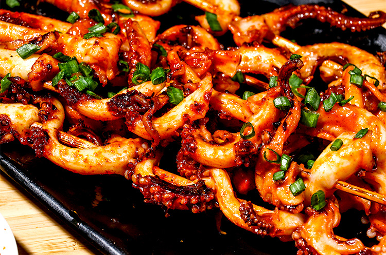 其他加工水产品-【网红爆款】铁板烧烤夜市食材现货凤舞章鱼串鱿鱼须