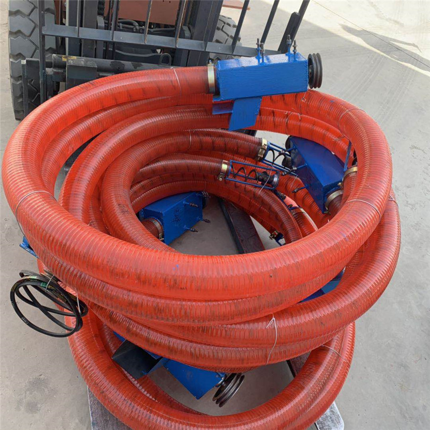 沙子装袋吸料机 加工定制电动软管吸粮机 便携式软管吸粮机