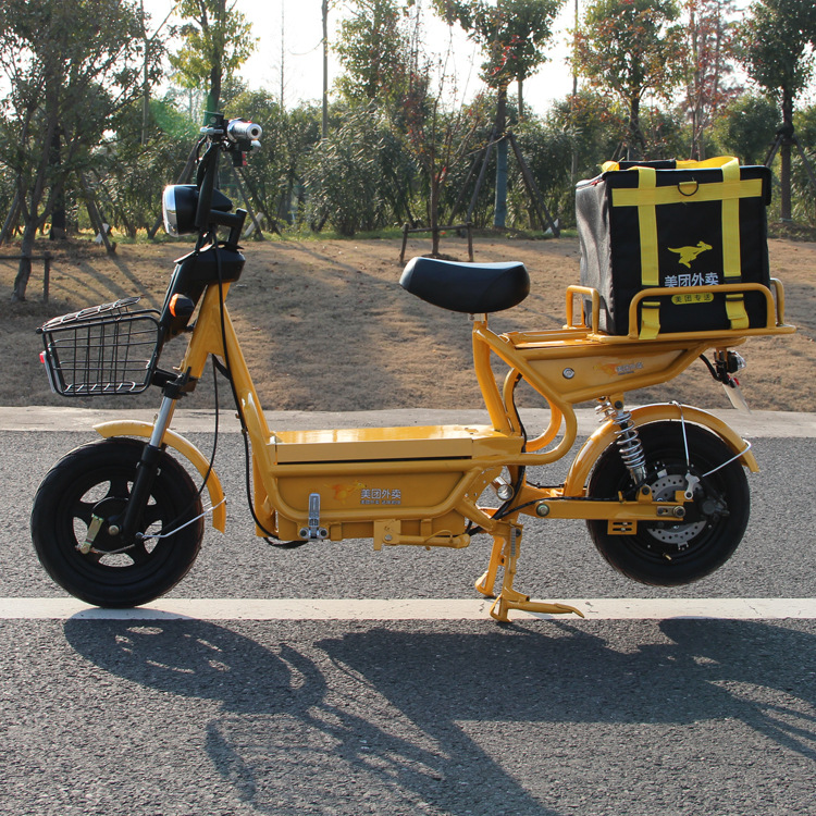 出口外卖10号长跑王载货电动车美团外卖电瓶车
