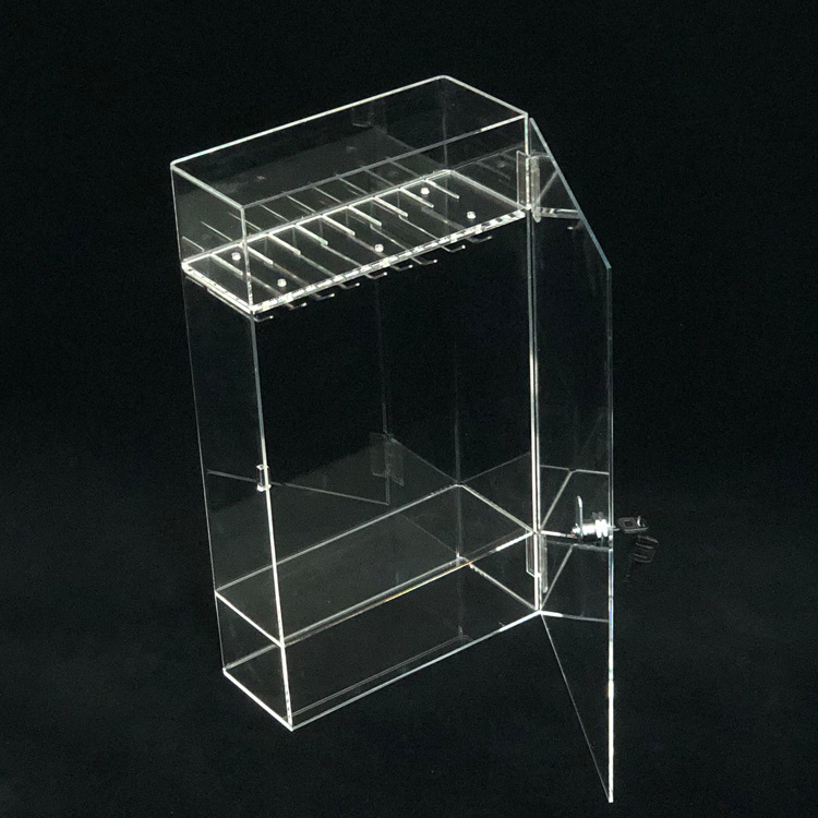 定制亚克力柜子有机玻璃欧美精品挂件展示柜 acrylic display