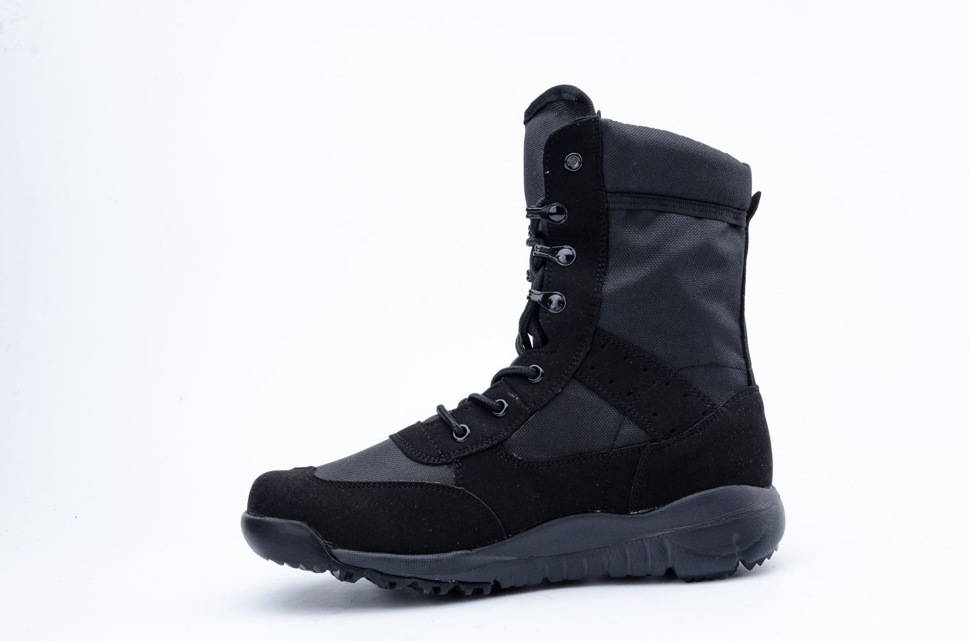 维和黑色特战靴高腰作训鞋保安物业企业训练鞋男女迷彩鞋跑步鞋