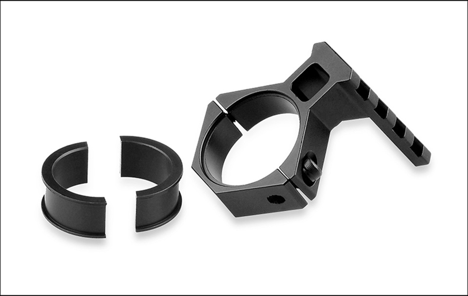 瞄准镜专用加装万能皮轨导轨25.4/30mm管径通用加装导轨