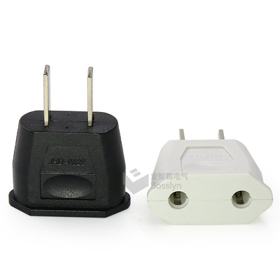 优质美规转欧规电源转接头 旅游转换插头 9622旅行充电美规欧规