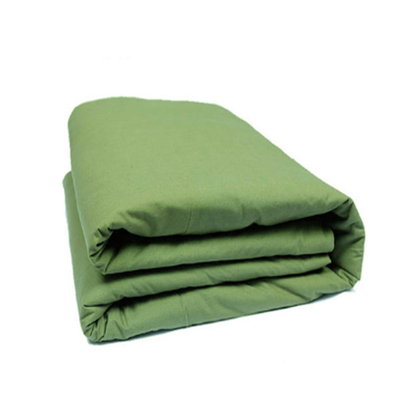 Army Green Cotton Quilt Student Military Training Quilt Labor Protection Quilt Single Bed Bedding Civil Relief Quilt