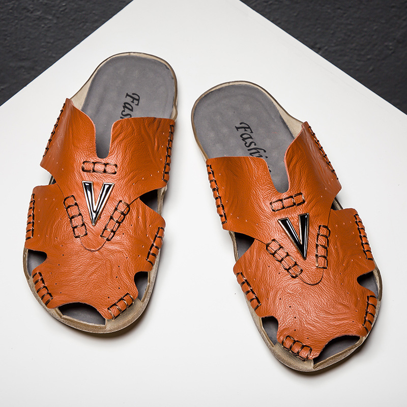 牛筋底拖鞋男夏