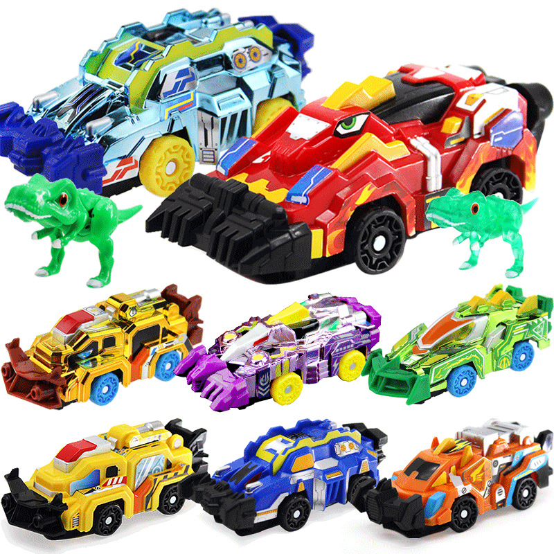 爆龙战车心奇暴龙战车玩具爆炎毁灭者男孩机甲变形霸王龙恐龙新奇