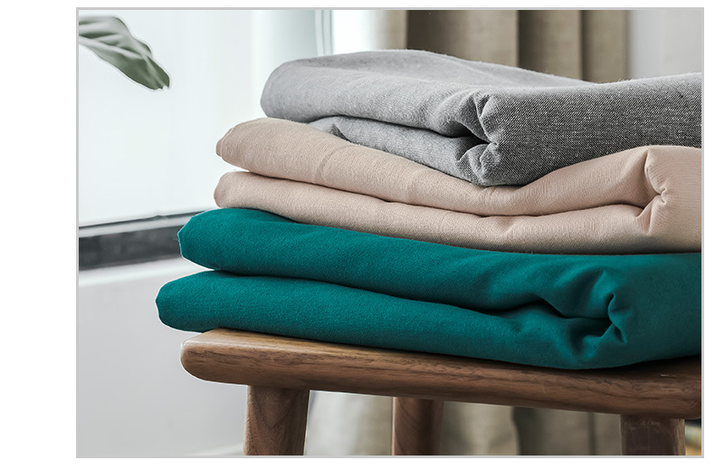 斯达特汉麻棉床单三件套单件ins风北欧简约老粗布纯色双人1.51.8m