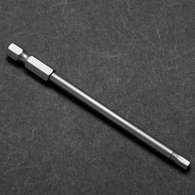 厂家销售内六角风批头65~150mm长内六角螺丝刀钻头带磁性套装