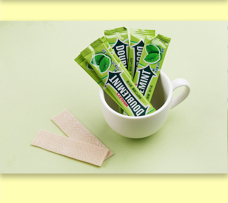 包邮绿箭口香糖100片袋装薄荷味270g薄荷糖约会接吻清新口气糖果