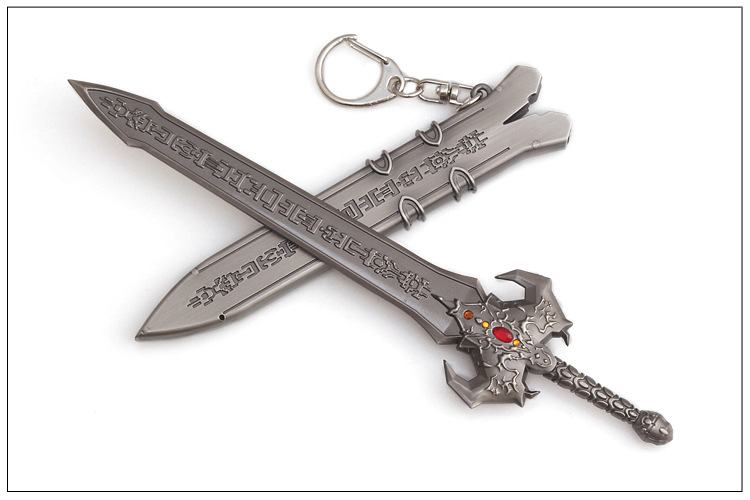 古剑周边 仙剑奇侠传 魔剑武器模型 17cm合金带鞘刀