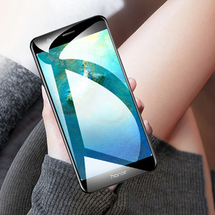 适用荣耀note8钢化膜全覆盖华为note8全屏6.6寸玻璃膜抗蓝光honor