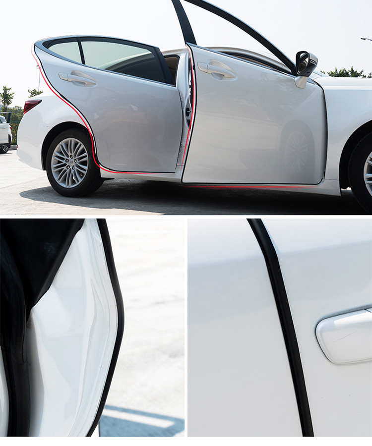 汽车防撞条车门边密封条隐形防撞胶条车门防刮条车身防擦条保护贴