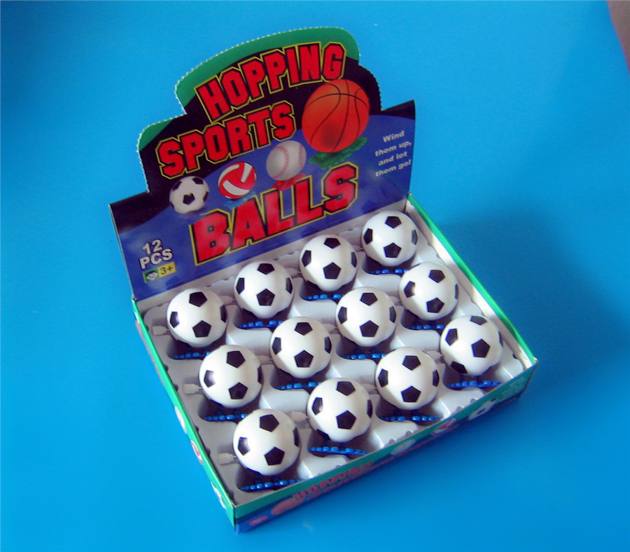 热销上链跳跳球 发条类玩具 运动球类 儿童玩具 促销赠品小礼品