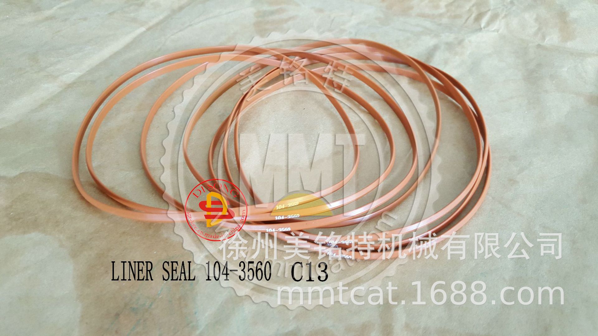 供应cat卡特104-3560缸套密封圈胶圈349d挖掘机345d旋挖钻机liner