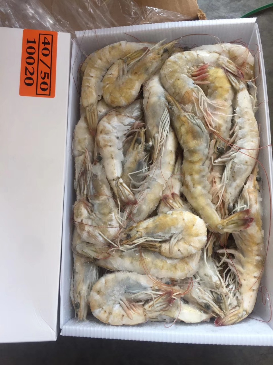 批发供应桑塔盐冻4050厄瓜多尔南美白对虾酒店食材